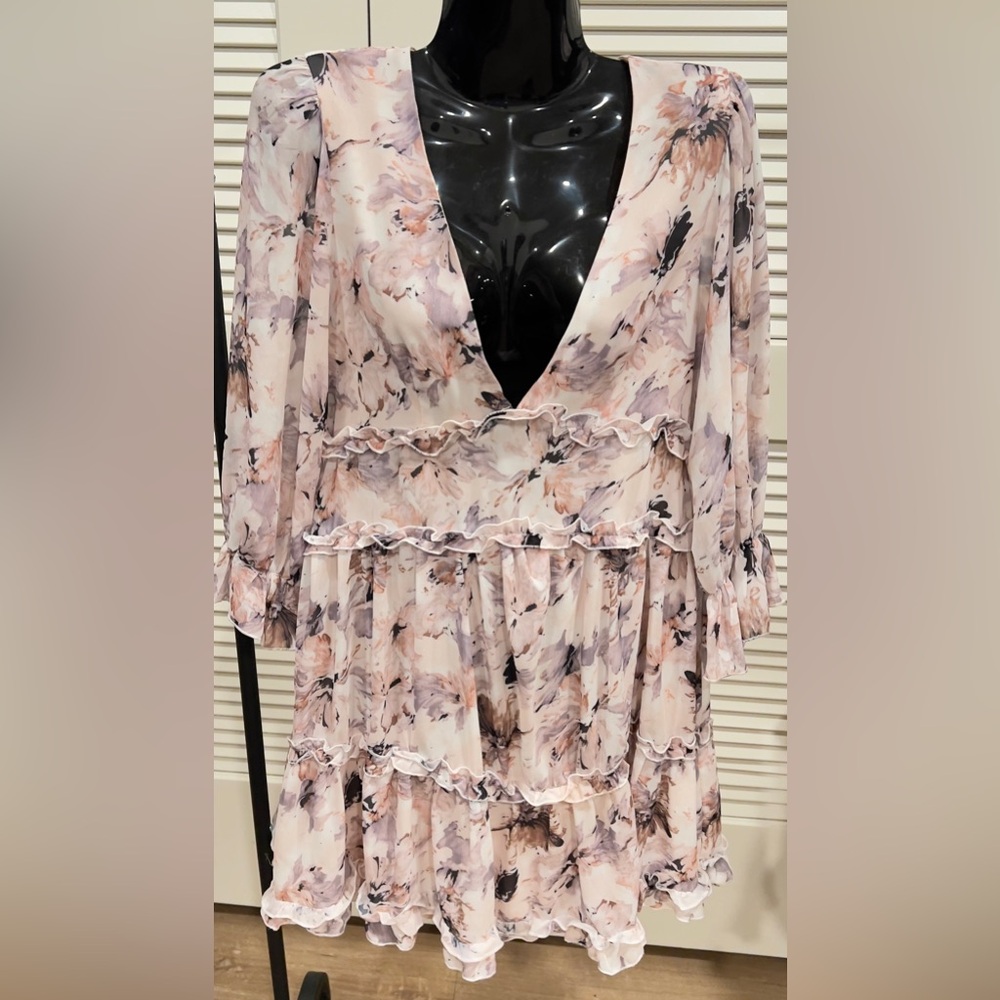 Floral Ruffle Dress